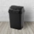 Sterilite Plastic SwingTop Trash Can - Black Perspective: top