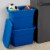 Sterilite® 18 Gallon Tote - Blue Morpho Perspective: top