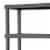 Sterilite 5-Tier Shelving Unit - Flat Gray Perspective: top