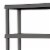 Sterilite 5-Tier Shelving Unit - Flat Gray Perspective: top