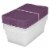 Sterilite 5 Piece Storage Box Set - Moda Purple Perspective: top