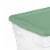 Sterilite Clear Storage Box - Green Perspective: top