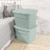 Sterilite 18 Gallon Tote- Mindful Mint Perspective: top