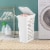 Sterilite Plastic Slim Laundry Hamper - White Perspective: top