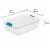 Sterilite 32-Quart Latching Storage Tote - White Perspective: top