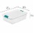 Sterilite 32-Quart Latching Storage Tote - White Perspective: top