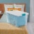 Sterilite Latching Storage Box - Clear/White Perspective: top