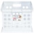 Sterilite® White Storage Crate Perspective: top