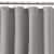 Zenna Home Waterproof Fabric Shower Curtain or Liner - Gray Perspective: top