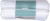 Maytex Mills Luxe Waffle Shower Curtain - White Perspective: top