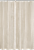 Zenna Home Fabric Shower Curtain - Linen Stripe Perspective: top