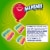 Airheads Xtremes Bites Sweetly Sour Rainbow Berry Flavored Candy Perspective: top