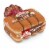 Brownberry® 100% Whole Wheat Hot Dog Buns Perspective: top