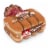 Oroweat® 100% Whole Wheat Hot Dog Buns Perspective: top