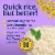 Lundberg Family Farms® Organic 90-Second White Jasmine Rice Pouch Perspective: top
