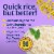 Lundberg Family Farms® Organic 90-Second White Jasmine Rice Pouch Perspective: top