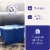 Homz Storage Container - Blue Perspective: top