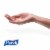 Purell Advanced Instant Hand Sanitizer w/Aloe 12oz Pump Bottle 363912EA Perspective: top
