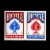 Bicycle® Standard Playing Cards - Red/Blue Perspective: top