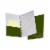 Ampad® NOTEBOOK,5X7,100SH,GN 20-801R Perspective: top