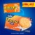 Marinela Polvorones Orange Shortbread Cookies Perspective: top