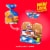 Bimbo Bimbollos Parrilleros Sesame Seeds Large Hamburger Buns Perspective: top