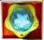 Bright Starts™ Press & Glow Spinner™ Toy Perspective: top