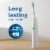 Sonicare HX3411-04 1100 Daily Clean Rechargeable Toothbrush, Mint Perspective: top