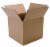 Duck® Brown Kraft Moving and Storage Box Perspective: top