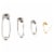 SINGER® Safety Pins - Silver & Gold Perspective: top