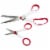 SINGER Fabric and Craft Scissors - Pink/White Perspective: top