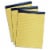Top Flight Ruled Legal Pad - 3 Pack - Canary Perspective: top