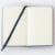 Top Flight Silverpoint® Bound Dot Grid Mini Journal Perspective: top