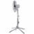 Comfort Zone Oscillating Pedestal Quad Pod Fan - White Perspective: top