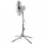 Comfort Zone Oscillating Pedestal Quad Pod Fan - White Perspective: top