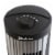 Comfort Zone® Desktop Tower Fan - Black/Grey Perspective: top