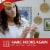 3M Command Clear Assorted Adhesive Strips, 8 Small, 4 Medium, 4 Large Strips Perspective: top