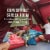 Coleman Skylodge Outdoor WeatherTec System Instant 10 Person Family Camping Tent Perspective: top