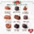 WHITMAN'S SAMPLER Valentine's Day Red Floral Heart Assorted Milk & Dark Chocolate Gift Box Perspective: top