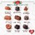 WHITMAN'S SAMPLER Valentine's Day Red Floral Heart Assorted Milk & Dark Chocolate Gift Box Perspective: top