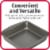 GoodCook Nonstick Square Cake Pan Perspective: top