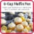 GoodCook® Nonstick 6-Cup Texas Muffin Pan Perspective: top