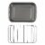 GoodCook® Nonstick Roasting Pan with Rack Perspective: top