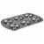 GoodCook Nonstick Steel 6-Cavity Medium-Size Donut Baking Pan Perspective: top