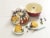 GoodCook® Nonstick Fluted Cake Pan - Red/Cream Perspective: top