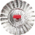 GoodCook® Silver/Red Pro Steamer Basket Perspective: top