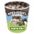 Ben & Jerry's Topped Thick Mint with Chocolate Cookies and Mint Chocolate Cookie Dough Ice Cream Perspective: top