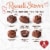RUSSELL STOVER Valentine's Day Plaid Heart Assorted Milk Chocolate Gift Box Perspective: top