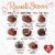 RUSSELL STOVER Valentine's Day Sequin Heart Assorted Milk & Dark Chocolate Gift Box Perspective: top