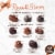 RUSSELL STOVER Assorted Crèmes Milk & Dark Chocolate Gift Box Perspective: top